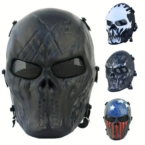 MÁSCARA CALAVERA FANTASMA MOD. T060 - Imagen 9