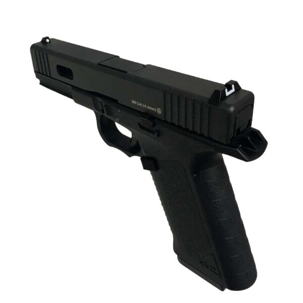PISTOLA GLOCK 17 KWC BLOWBACK + 10 CO2 + 500 BALINES DE METAL - Imagen 6