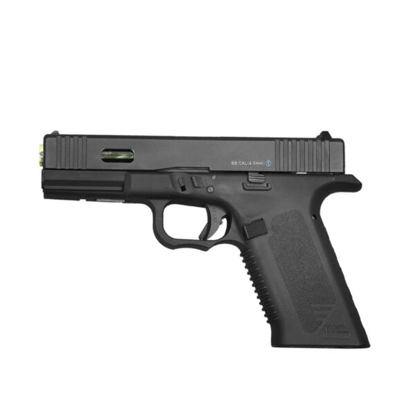 PISTOLA GLOCK 17 KWC BLOWBACK + 10 CO2 + 500 BALINES DE METAL - Imagen 3