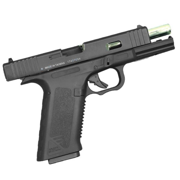 PISTOLA GLOCK 17 KWC BLOWBACK + 10 CO2 + 500 BALINES DE METAL - Imagen 4