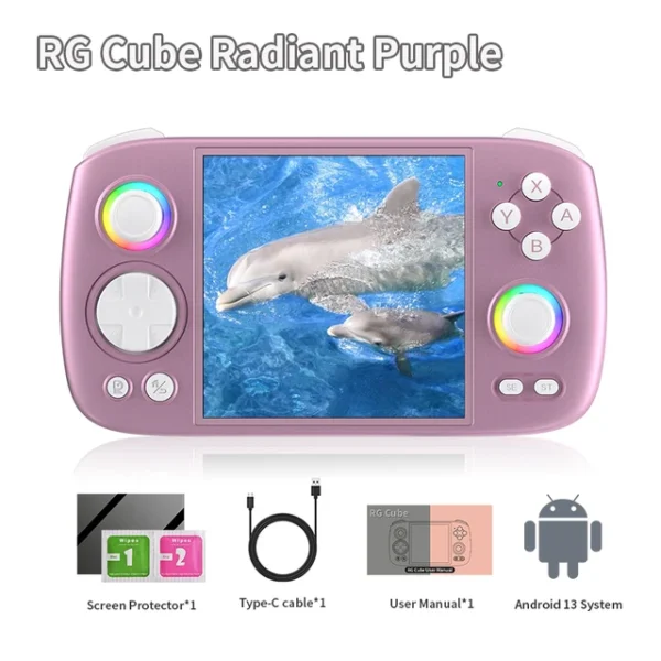 CONSOLA DE VIDEOJUEGOS PORTÁTIL ANBERNIC RG CUBE XX - Imagen 4
